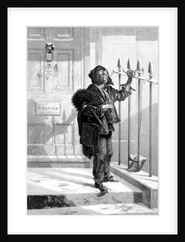 Chimney Sweep on the Morning Call,1853 by English School
