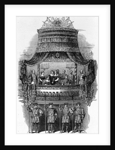 Her Majesty's State visit to the Royal Italian Opera, Covent Garden, 1848 by English School