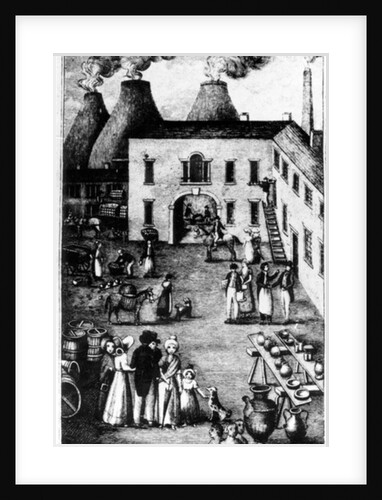 The Staffordshire Pottery, taken from , 1827 by English School