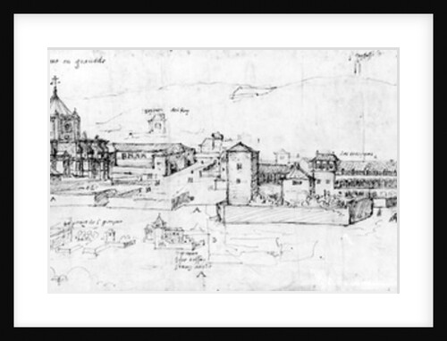 Sketch of the cityscape of Granada by School Spanish