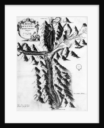 Ursae Fluvii primi fontes delineati, c.1721 by Johann Jakob Scheuchzer