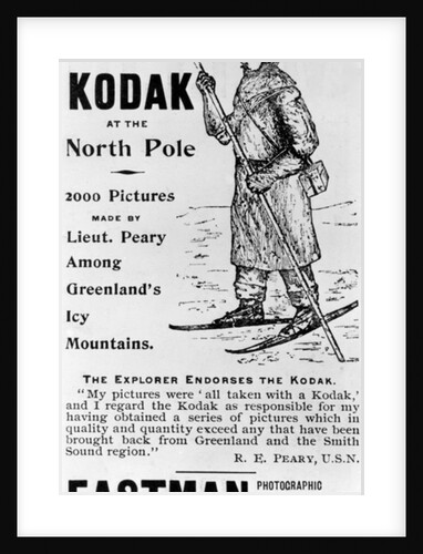 The Explorer Endorses Kodak,1893 by English School
