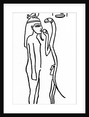 Illustration taken from 'Dizionario di mitologia egizia' by Rodolfo Vittorio Lanzoni, 1881 by Italian School