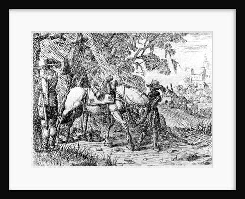 Two Riders Resting, by Hendrik Vershuring, 1627-1690 by Dutch School