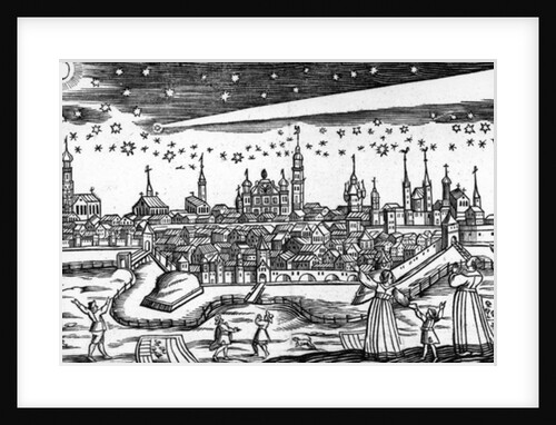The Terrible Comet of 1680 by Bach Abraham by German School