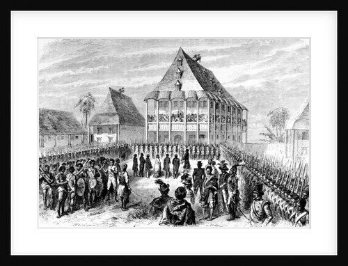 The Arrival of Madame Pfeiffer by Queen Ranavaio, 1846-1848 by Dutch School