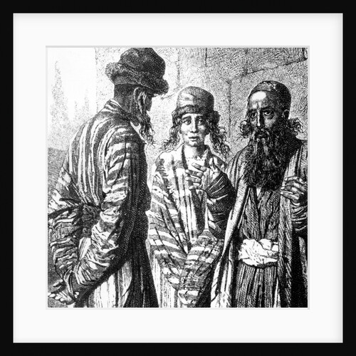 The Jews of Tashkent from 'The World in Your Hands', 1878 by English School