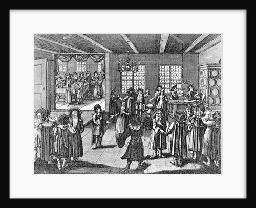 Ketubah by Georg Puschner from Kirchner's 'Jüdisches Ceremoniel', 1726 by German School