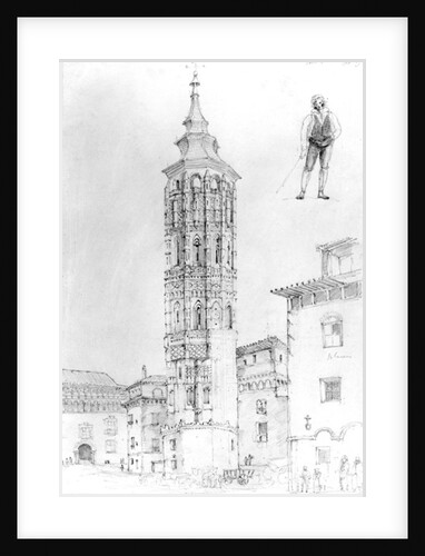 Torre Nueva of Zaragoza, 1831 by English School
