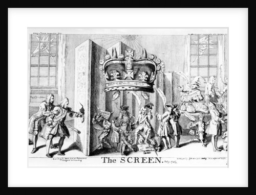 The Screen, 1742 by English School
