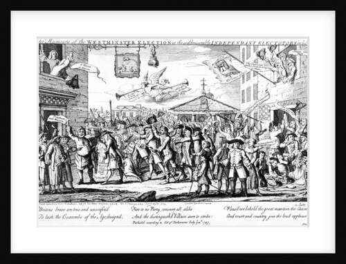 The Humours of the Westminster Election or the Scald-Miserable Independent Electors in the Suds, 1747 by English School