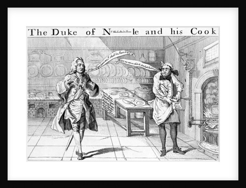 The Duke of Newcastle and his Cook, c.1745 by English School