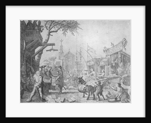 The Chevaliers Market, or Highland Fair. by English School