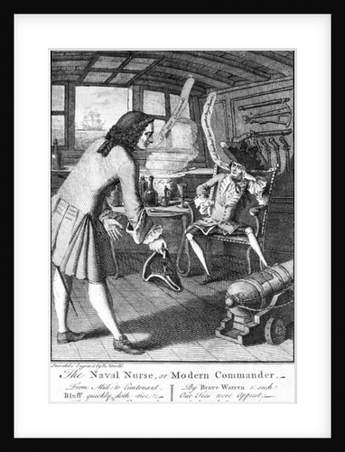 The Naval Nurse, or Modern Commander, 1750 by English School