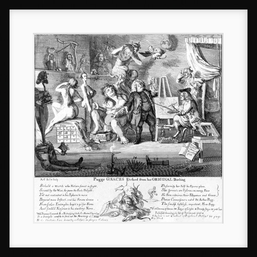 Puggs Graces etched from his original drawings, 1753 by Paul Sandby