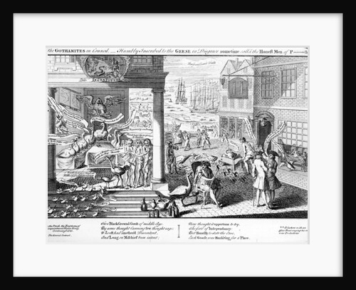 The Gothamites in Council, 1761 by English School