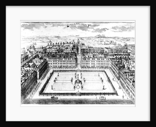 Sohoe or King's Square, 1754 by Sutton Nicholls