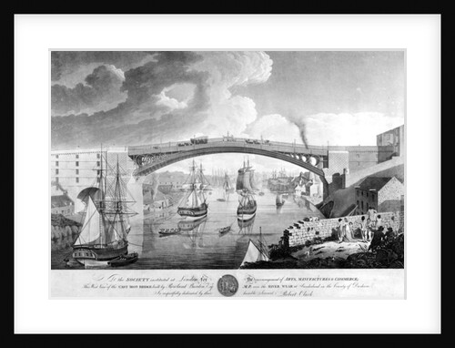 The Cast Iron Bridge, 1796-1798 by English School