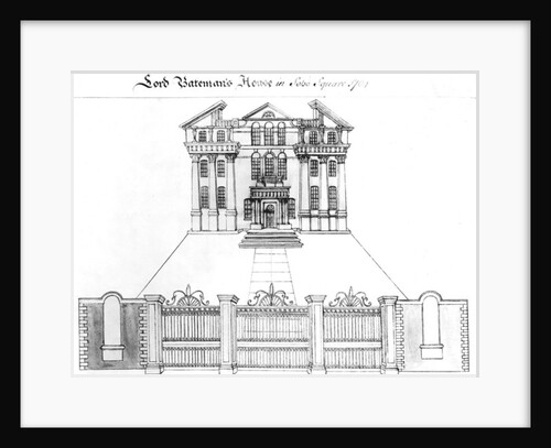 Lord Bateman's House in Soho Square, 1764 by Haynes King