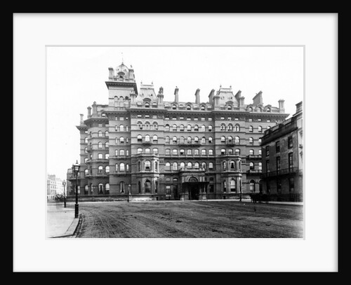 The Langham Hotel from Portland Place, 1896 by English School