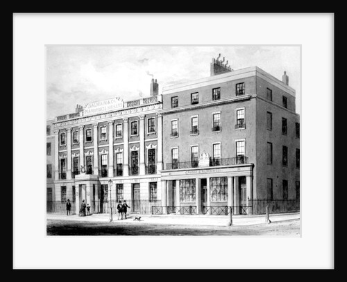 D'Alemaine & Co. on Soho Square, 1854 by English School