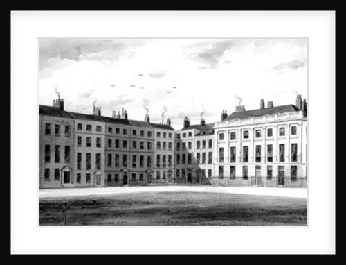 View of the North Side and East Side of Soho Square, 1854 by English School