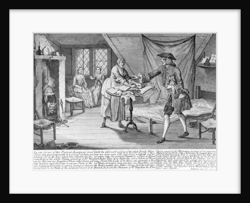 A description of the miseries of a garreteer poet, 1751 by John June