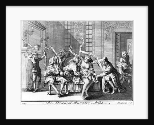 The Queen of Hungary Stript, 1742 by English School