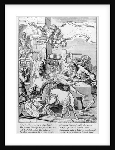 The Conduct of the Two B*****rs, 1749 by George (c.1706–71) Bickham
