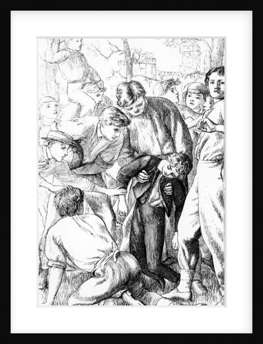 Tom's first exploit at football by Arthur Hughes