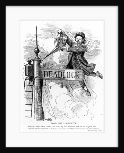 Lloyd the Lubricator, from Punch magazine, November 13, 1907 by English School