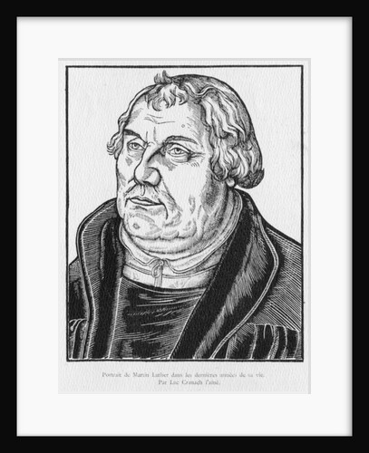 Martin Luther by Lucas the Elder (after) Cranach