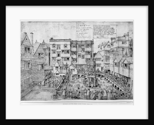 The King's Bath and the Queen's Bath, 1675 by Thomas Johnson