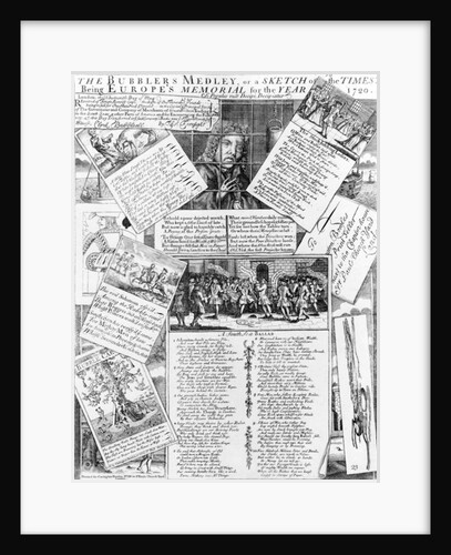 The Bubbler's Medley, or a Sketch of the Times: Being Europe's Memorial for the Year 1720 by Carington Bowles