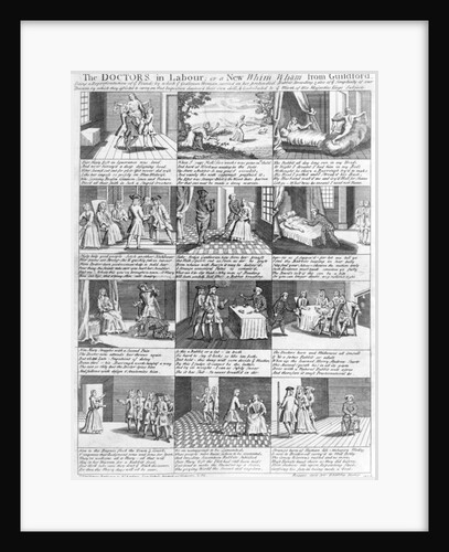 The Doctors in Labour,or a New Whim Wham from Guildford, 1726 by English School