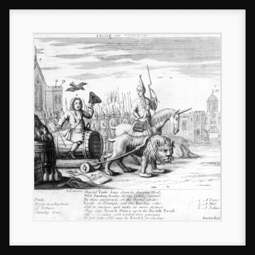 Excise in Triumph, 1733 by English School