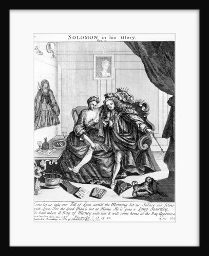 Solomon in his Glory, circa 1738 by English School
