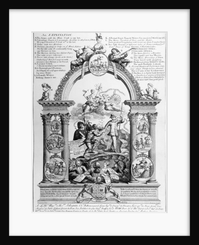 The Stage's Glory, 1730 by English School
