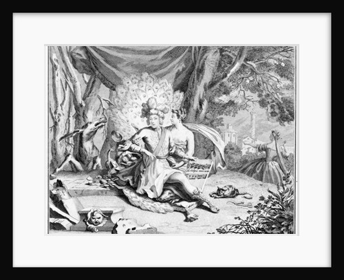 Satire on a castrato singer, 1730-40 by Hubert Francois Gravelot