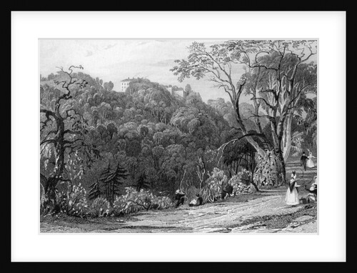 Castle Eden Hall, Durham, 1833 by Thomas Allom