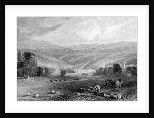 Gibside, County of Durham,1835 by Thomas Allom