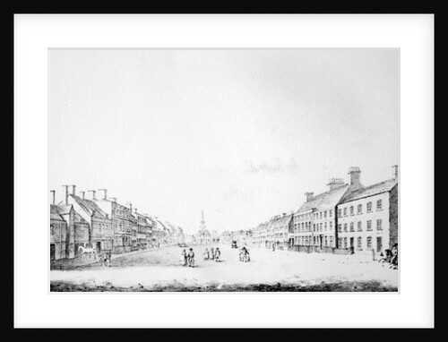 View of the Principal Street of Stockton in the County of Durham, 1796 by English School