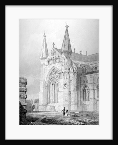 North End of Durham Cathedral, 1843 by English School