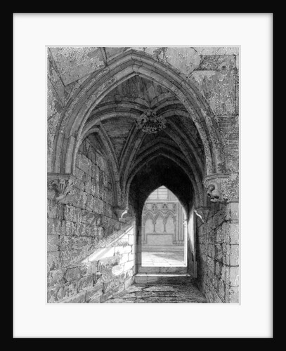Durham Cathedral North End, 1843 by R.W. Billings
