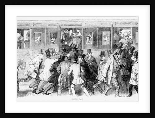 Epson Races 1847: The Railway - Second Class by English School