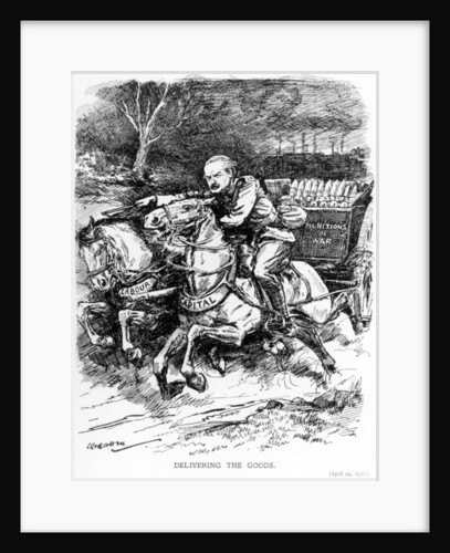 Delivering the Goods, 1915 by Leonard Raven-Hill