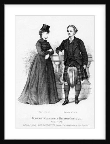 Princess Louise and the Marquis of Lorne, 1871 by English School