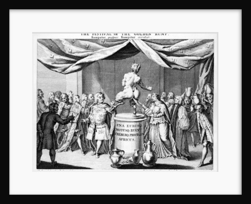 Festival of the Golden Rump, 1737 by English School