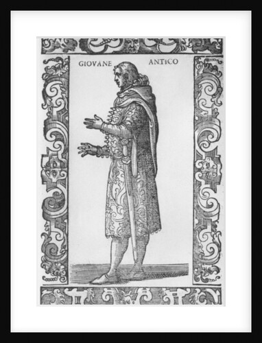 Young man in traditional dress, 1590 by Cesare Vecellio