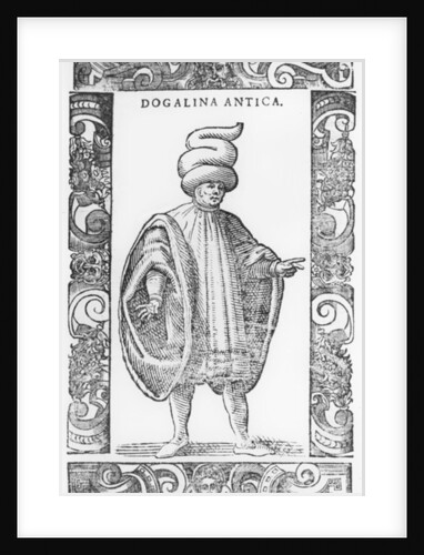 Man wearing Dogalina, 1590 by Cesare Vecellio